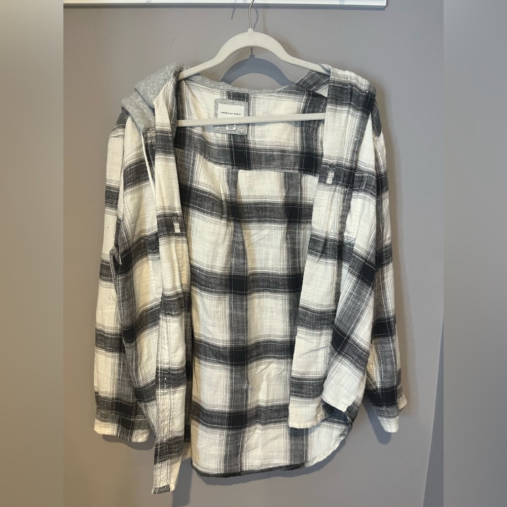 Flannel hoodie
